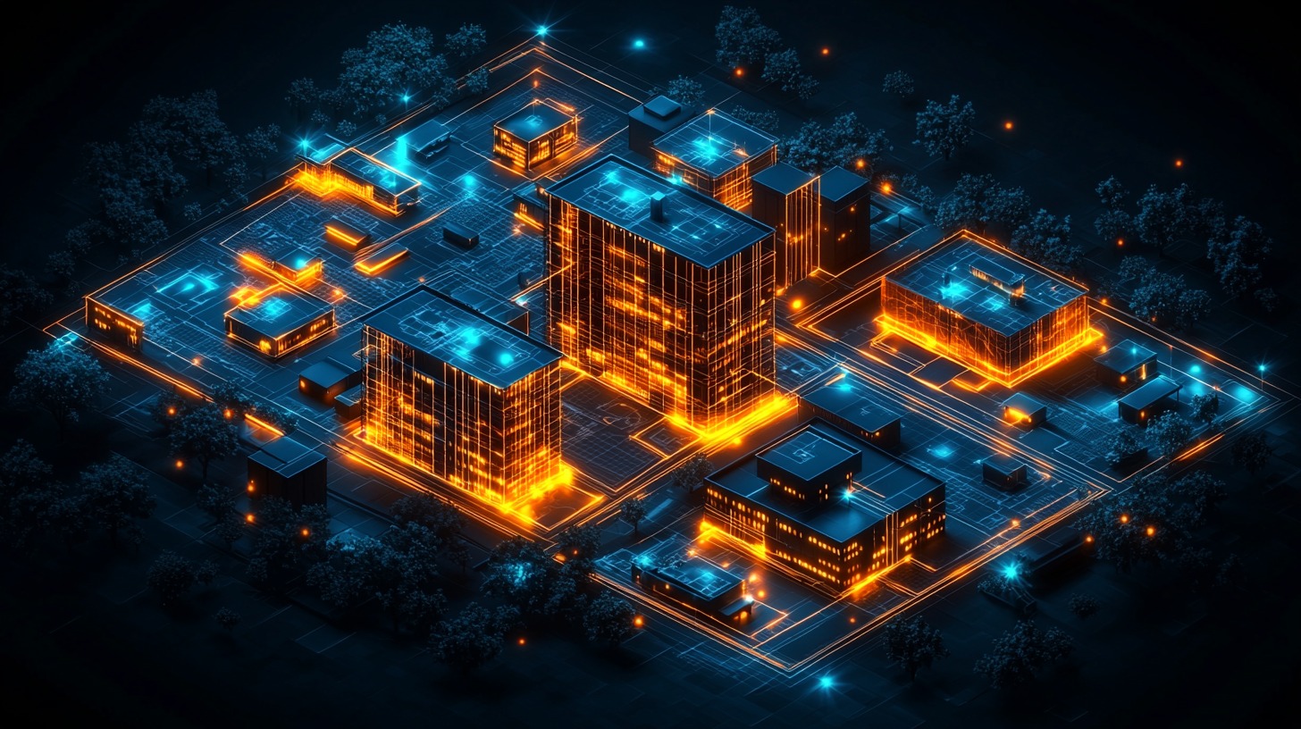 Digital office floor plan