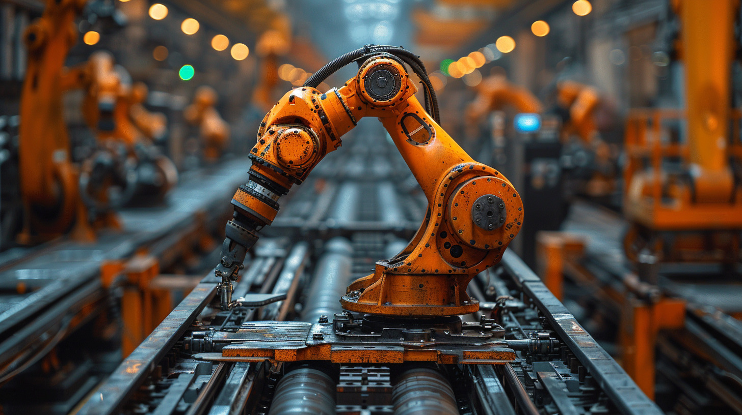 Robotics in a steel mill